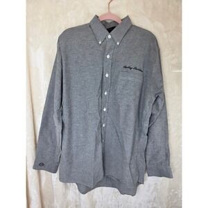 Harley-Davidson Gray Button-Down Casual Shirt